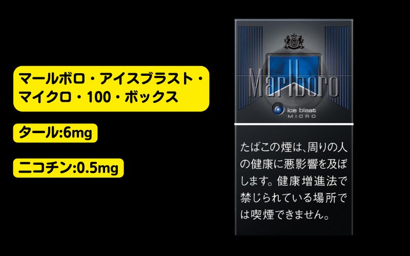 【タバコ愛好者必見】2026年最新マールボロ 種類一覧|販売中の全25種の味・特徴・値段を紹介! | VapePenZone Japan マルボロの種類:マールボロ・アイスブラスト・マイクロ・100・ボックス