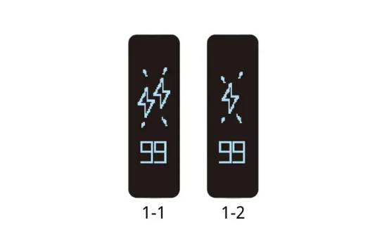 リルハイブリッドが充電できない理由④：LCD故障 リルハイブリッド充電状態
