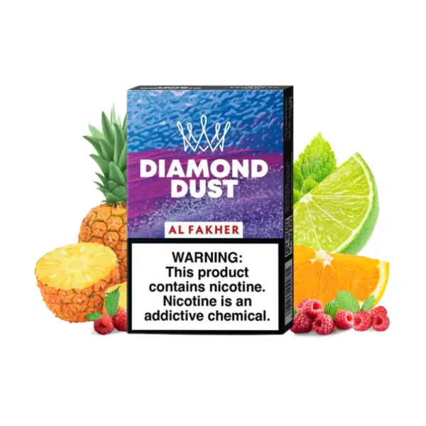 Al-fakher-diamond-dust-1.webp アルファーヘル フレーバー (Al Fakher) -ダイヤモンド・ダスト(Diamond Dust) 50g | VapePenZone Japan