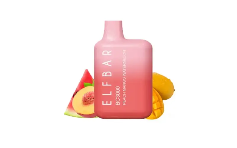 ELFBAR人気のフレーバー Peach Mango Watermelon Elfbar BC3000