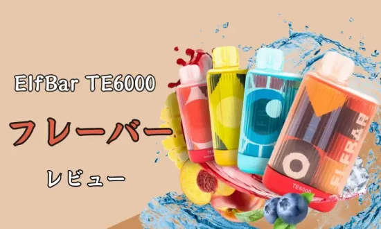 Elfbar TE6000 レビュー ElfBar TE6000 フレーバー レビュー