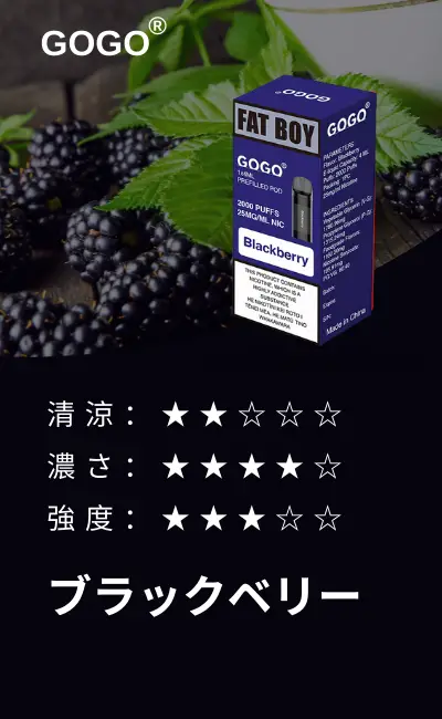 GOGO Fatboy 2000 Pod Blackberry