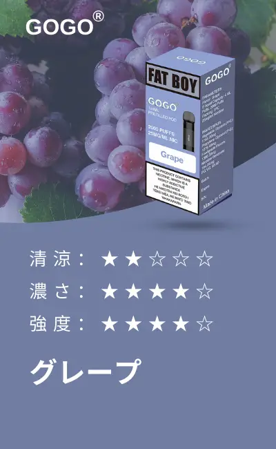 GOGO Fatboy 2000 Pod Grape