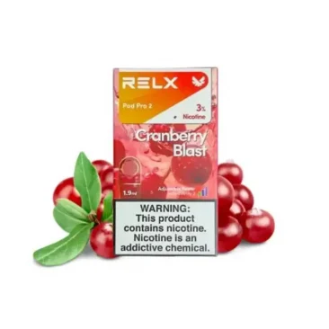 RELX人気フレーバー：RELX INFINITY 2 POD CRANBERRY BLAST