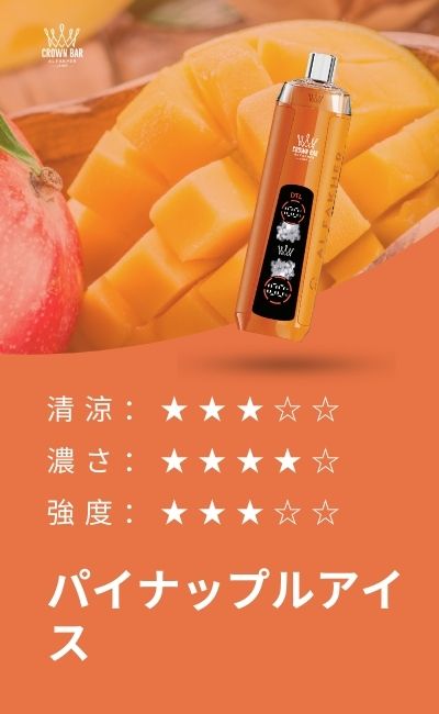 Al Fakher Crown Bar Crystal – パイナップルアイス（Pineapple Ice）