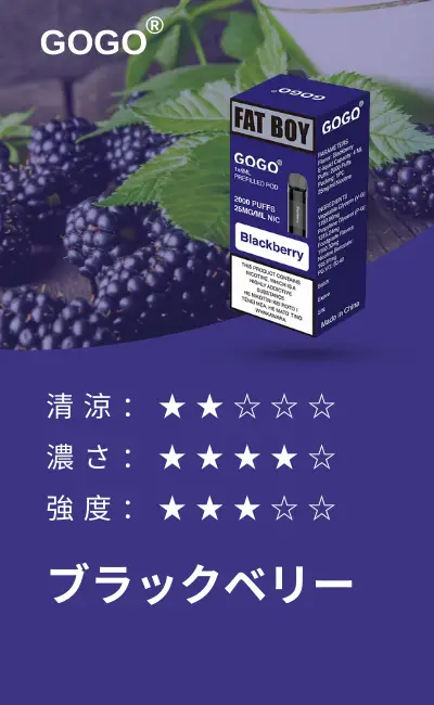 GOGO Fatboy 2000 Pod Blackberry
