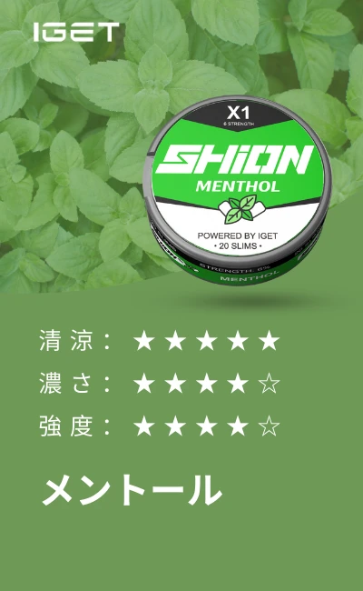 IGET SHION X1 Nicotine Pouch menthol