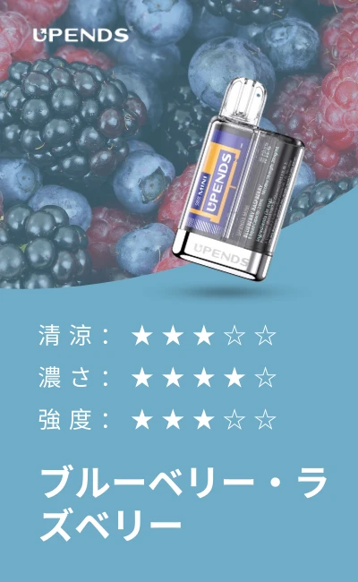 UPENDS MINI 800 blueberry raspberry