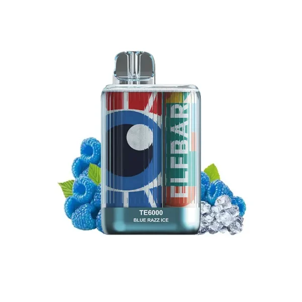 blue razz ice ELFBAR te6000 puffs