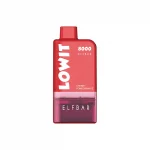 cherry pomegranate elfbar lowit 8000 回 vape kit