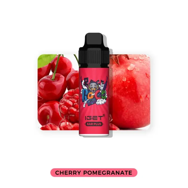 cherry-pomegranate-iget-bar-plus-6000-puffs Cherry Pomegranate - IGET Bar Plus 6000回「充電式」