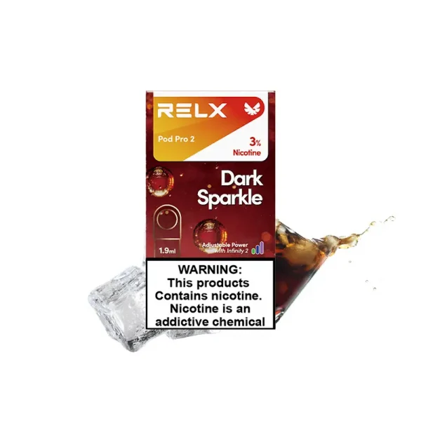 RELX Infinity 2交換用Pod - フレッシュレッド(Dark Sparkle)