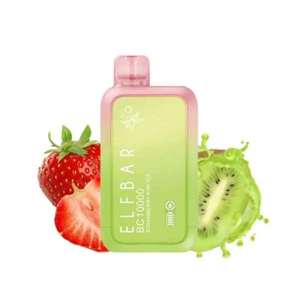 ELFBar BC10000 (Raya D1 Dinmol) - ストロベリーキウイアイス (Strawberry Kiwi lce) ELFBar BC10000 (Raya D1 Dinmol) - ストロベリーキウイアイス (Strawberry Kiwi lce)