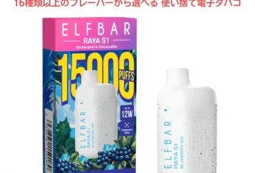 ElfBar Raya S1 (15000) [全16種] 使い捨てVAPE x 充電式