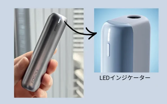 【二度吸い対応】Fasoul Mate Air レビュー|3D熱気流・LED表示・吸い心地・注意点を徹底解説 | VapePenZone Japan Fasoul mate air LEDインジケーター