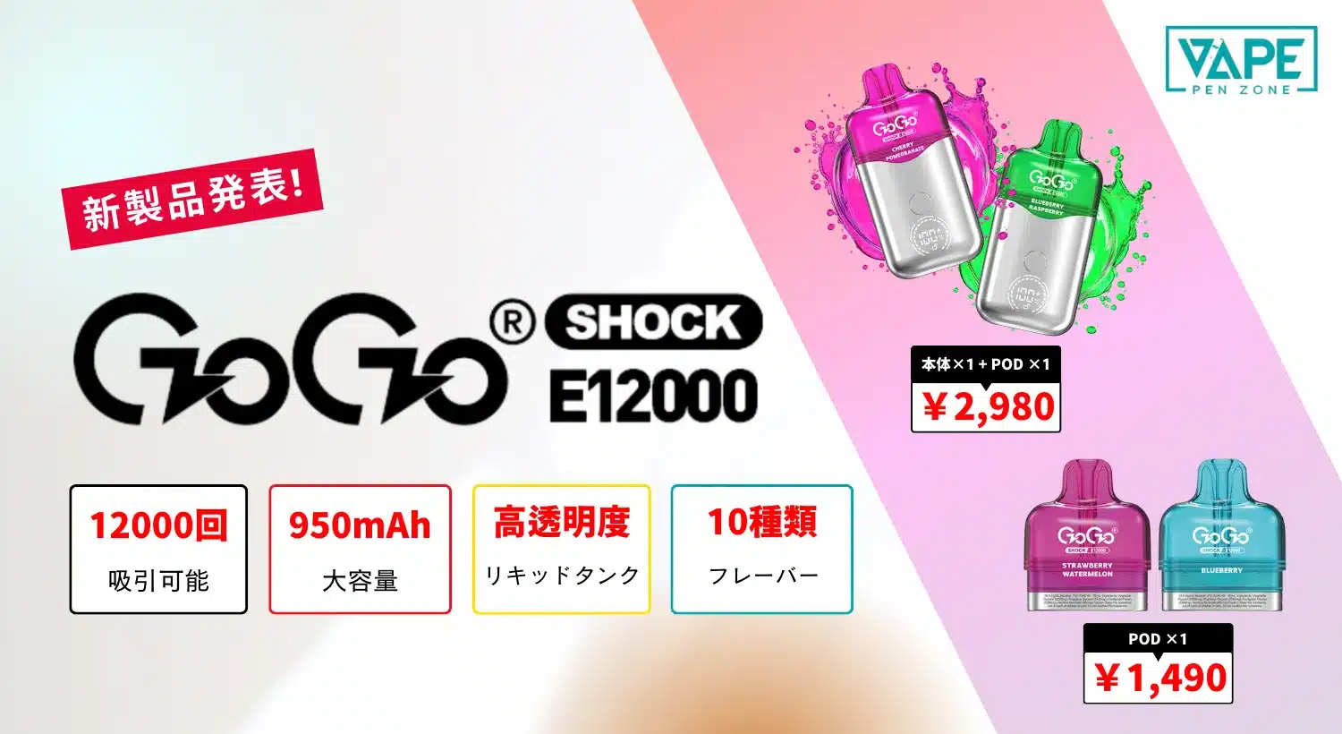 GOGO Shock E12000 Kit
