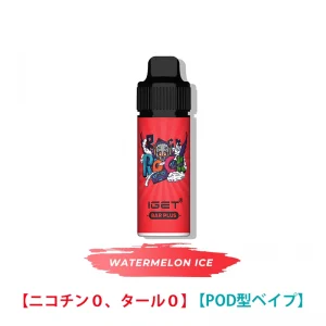 Watermelon Ice - IGET Bar Plus Kit 6000 Puffs 0 ニコチン