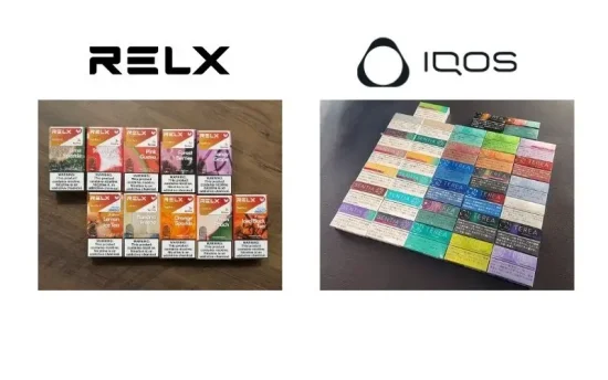  IQOS VS RELX：フレーバーの豊富さ