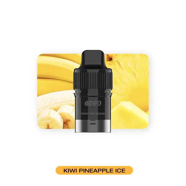 kiwi pineapple ice IGET Bar Plus Pod 6000 puffs Japan