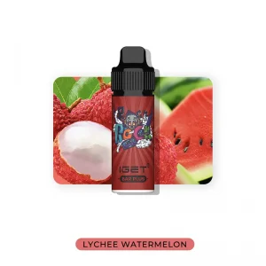 lychee watermelon IGET Bar Plus 6000 puffs vape kit