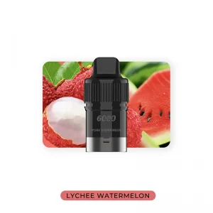 lychee watermelon iget bar plus pod 6000 puffs prefilled