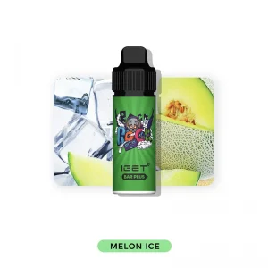 melon ice IGET Bar Plus 6000 puffs vape kit