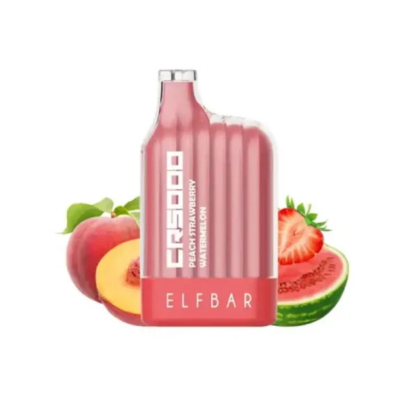 Peach Strawberry Watermelon Elfbar Cr5000 Puffs
