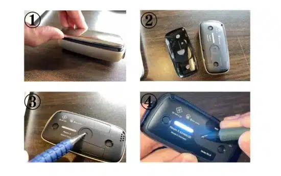 プルームXが点滅する：プルームx リセット方法