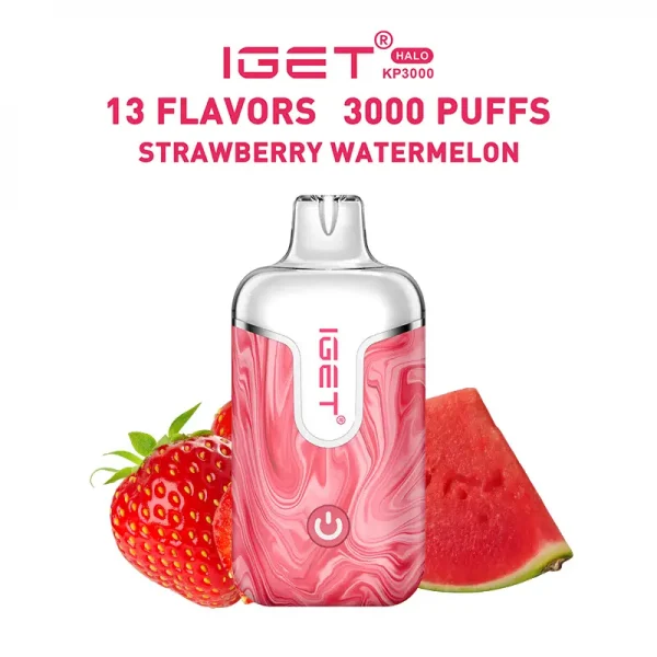 strawberry watermelon IGET Halo 3000 Puffs