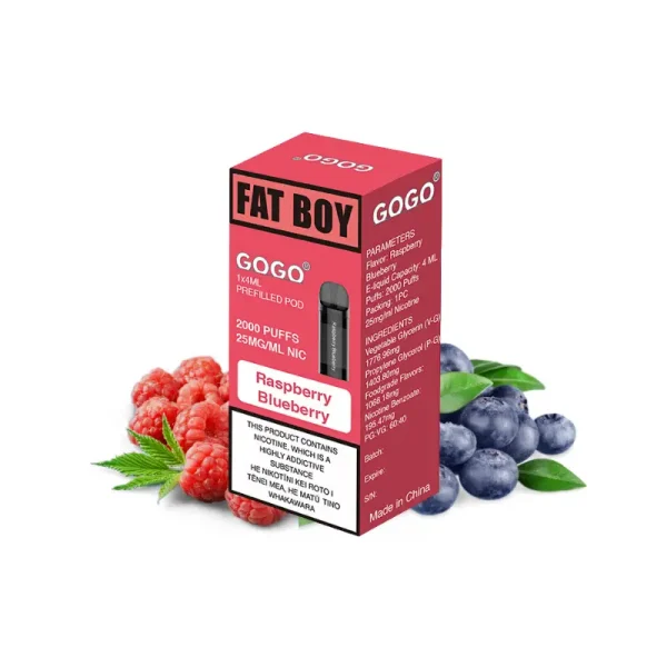 raspberry blueberry GOGO Fatboy 2000 pod Japan