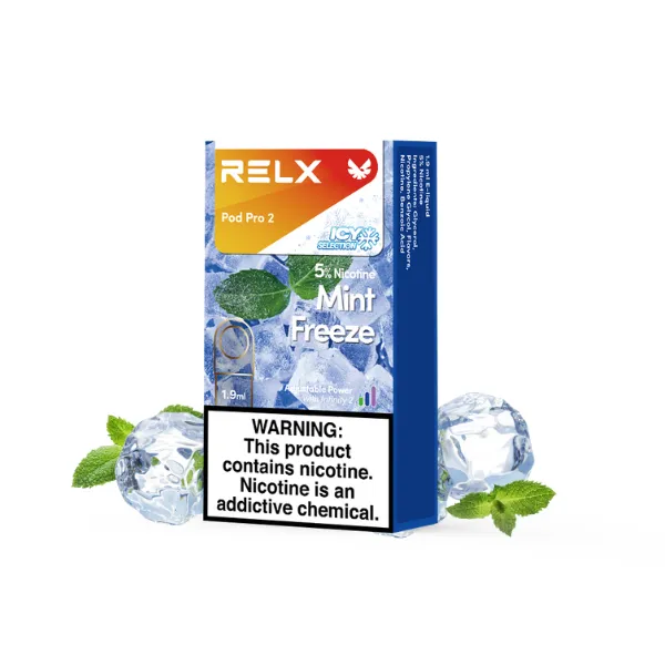 relx-infinity-2-pod-mint-freeze RELX Infinity 2 交換用Pod – ミント・フリーズ(Mint Freeze)