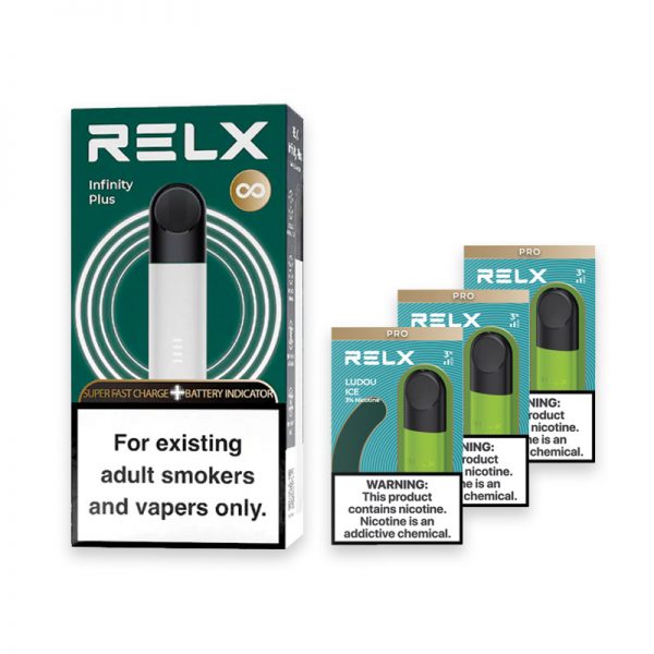 RELX PHANTOM STARTER KIT (DEVICE + 3 PODS PACK) | VapePenZone Japan