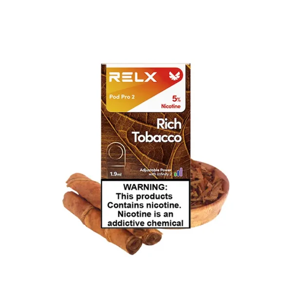 RELX Infinity 2交換用Pod - リッチタバコ(Rich Tobacco)