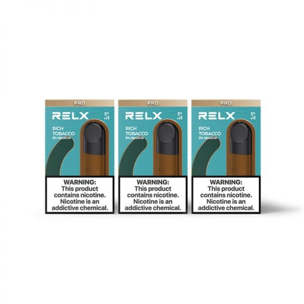RELX Pod Pro (Infinity Pod) - Rich Tobacco 3 Pods Pack | VapePenZone Japan