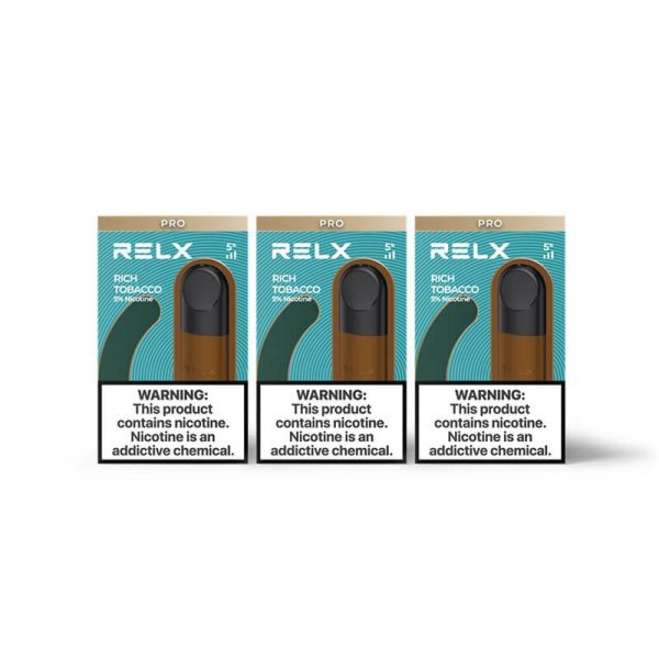 RELX Pod Pro (Infinity Pod) 3 Pods Pack - リッチ・タバコ(Rich Tobacco) | VapePenZone Japan