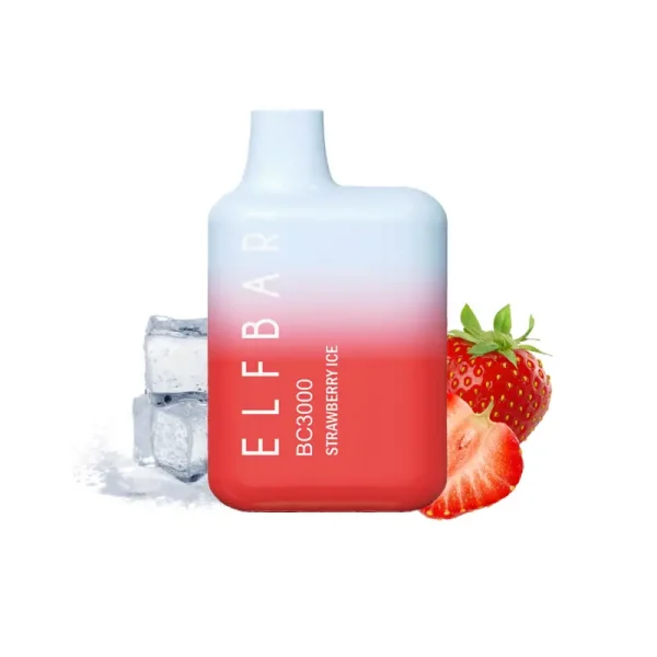 Strawberry Ice Elfbar Bc3000 Puffs
