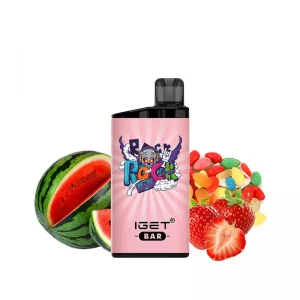 ストロベリー・スイカ・ハードキャンディー (Strawberry Watermelon Hard Candy) - IGET Bar 3500 Puffs