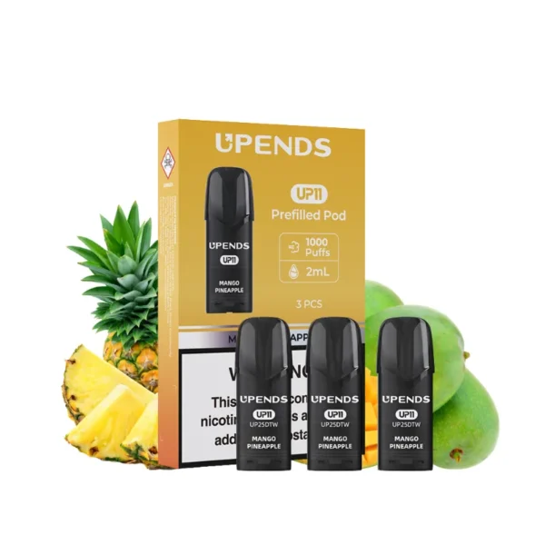 upends-up11-pod-mango-pineapple.webp UPENDS UP11 Pod 3本パック Vuse対応 – マンゴーパイナップル(Mango Pineapple) | VapePenZone Japan