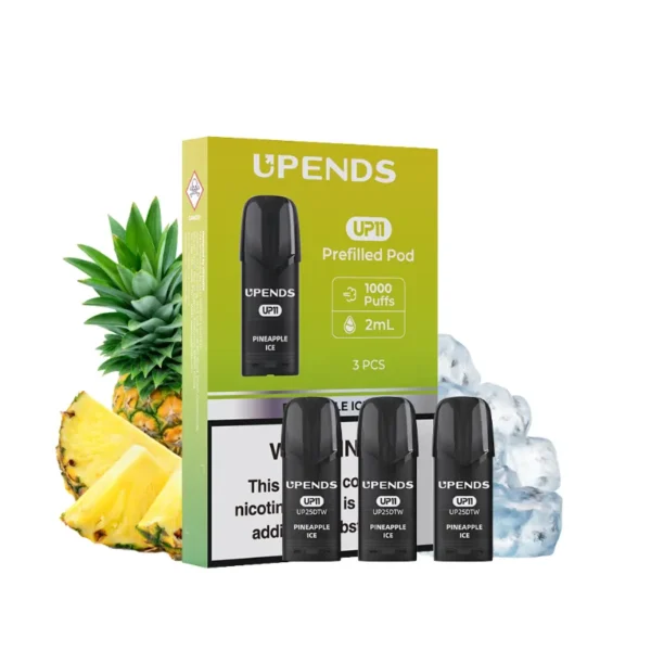upends-up11-pod-pineapple-ice UPENDS UP11 Pod 3本パックVuse対応 - パイナップルアイス(Pineapple Ice)
