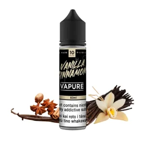 Vapure Freebase リキッド 60ml – バニラシナモン(Vanilla Cinnamon)