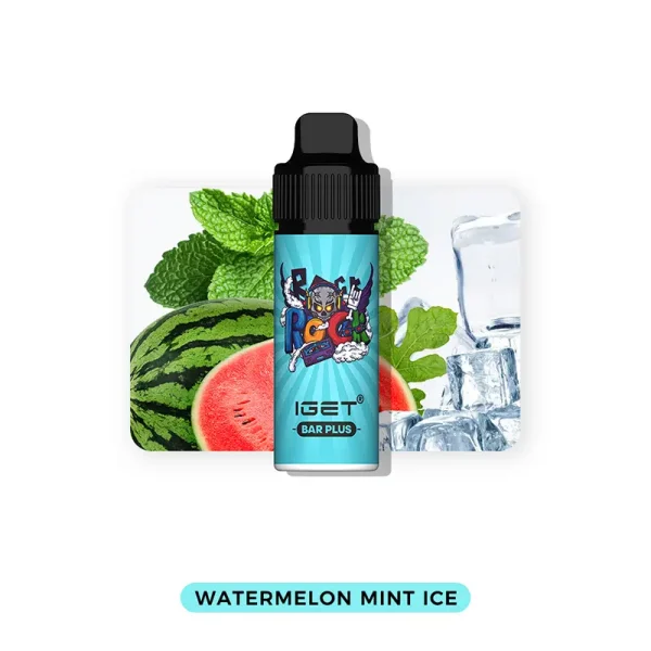 watermelon mint ice IGET Bar Plus 6000 puffs