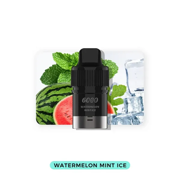 watermelon mint ice iget bar plus pod 6000 puffs