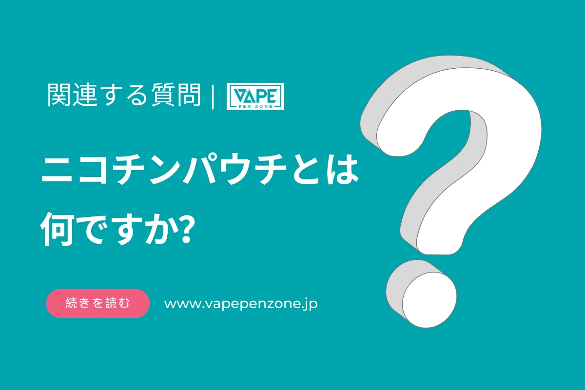 ニコチンパウチとは何ですか？